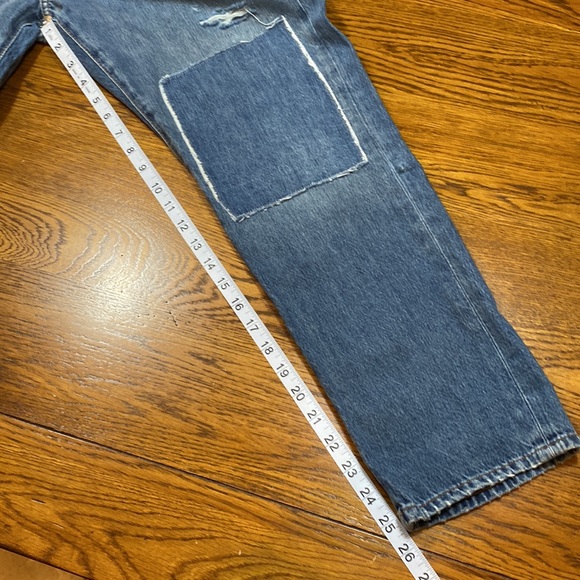 NWT Polo Ralph Lauren Jeans The Avery Boyfriend Blue Patchwork Stretch Size 28 - Picture 6 of 15